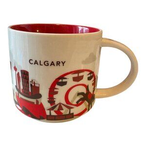 Starbucks Calgary You Are Here Collection Ceramic Mug Coffee Cup Kitchen Drink